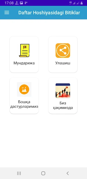 Daftar Hoshiyasidagi Bitiklar Screenshot 0