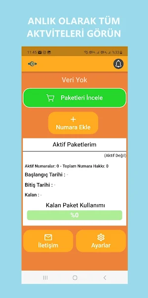 Parebot: Tracker for Whatsapp Screenshot 1