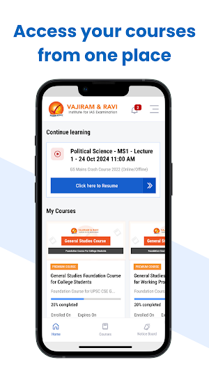 Vajiram & Ravi - Courses Screenshot 3