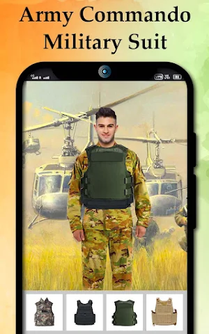 Army commando military suit Screenshot 3