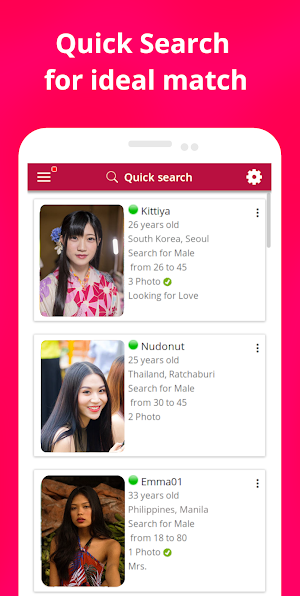 LoveInAsia - Free Asian Dating Screenshot 1