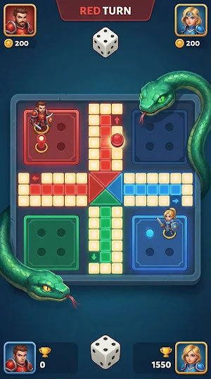 Ludo Snake King: Board Game Screenshot 1