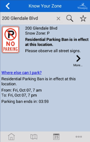 Winnipeg - Know Your Zone Screenshot 3