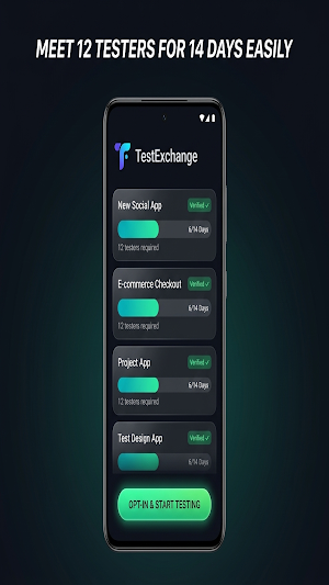 12 Testers: Closed Testing Screenshot 1