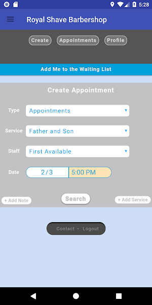 Royal Shave Barbershop Screenshot 2