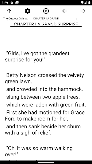 Book, The Outdoor Girls at Rai Screenshot 1
