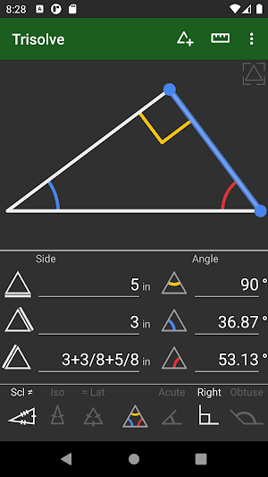 Trisolve: Triangle Calculator Screenshot 0