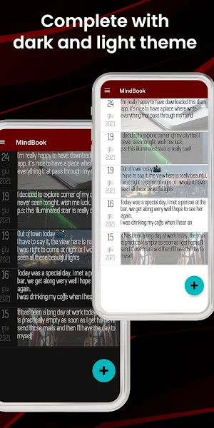 MindBook - Journal, Diary, Notes and thoughts Screenshot 2