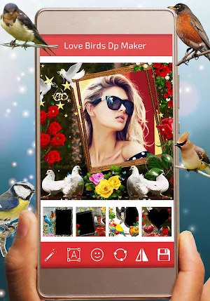 Love Birds DP for Insta/FB Screenshot 1