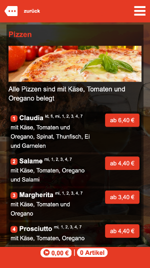 Pizzeria Cento Lire Screenshot 2