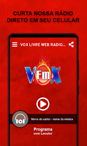 Vox Livre Web Rádio Screenshot 0