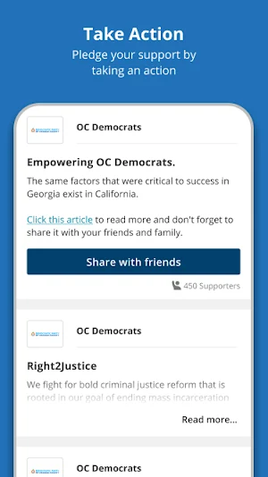 OC Democrats Screenshot 1