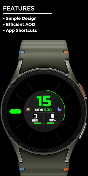Night ver 37 - watch face Screenshot 1