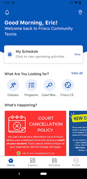 Frisco Community Tennis Screenshot 0