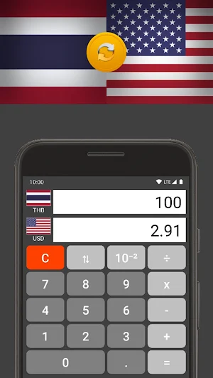 US Dollar / Thai Baht Screenshot 1