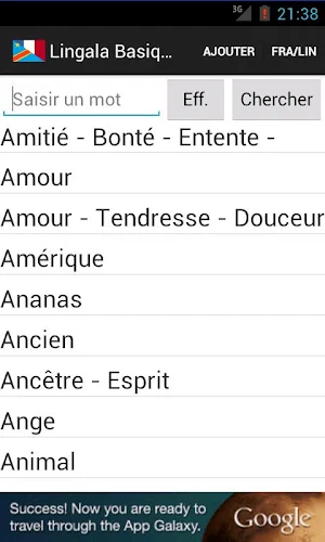 Lingala Basique Screenshot 1