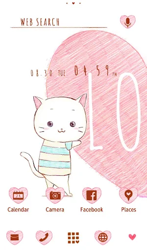 Pair Wallpaper - Love Cats Screenshot 1