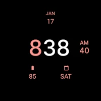 Black One Watch Face