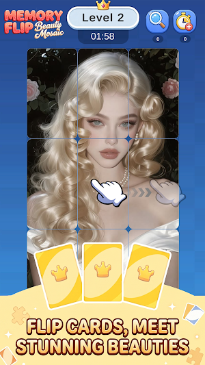 Memory Flip: Beauty Mosaic Screenshot 3