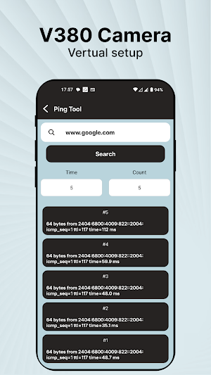 V380 Camera Vertual Setup Screenshot 2