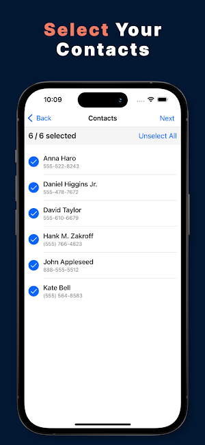 Contacts Backup - Copy My Data Screenshot 2