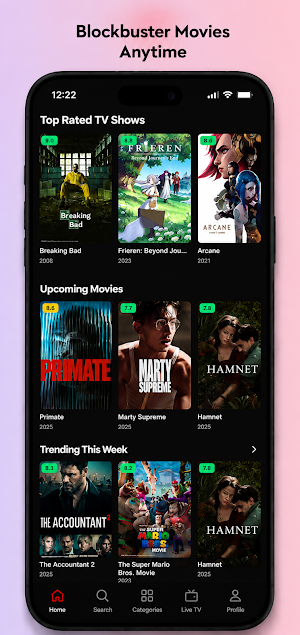 Bili Stream: Browse Fav Movies Screenshot 2