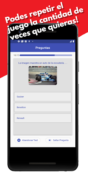 Quiz de F1. Screenshot 3