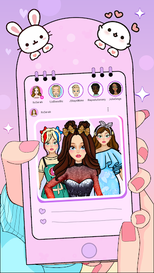 Paper Doll Diary Dress up Game Screenshot 3