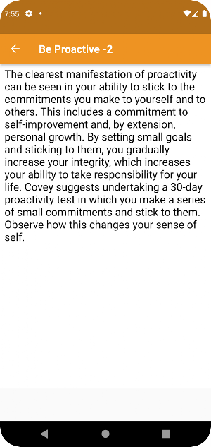Habits of effective peoples Screenshot 2
