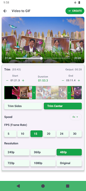 Video to GIF Converter & Maker Screenshot 1