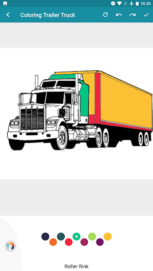 Trailer Truck Coloring Pages Screenshot 3