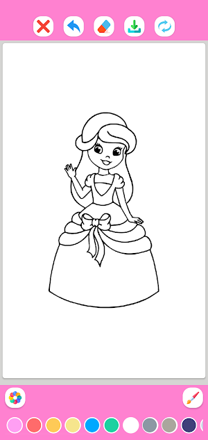Princess Coloring Book Screenshot 0