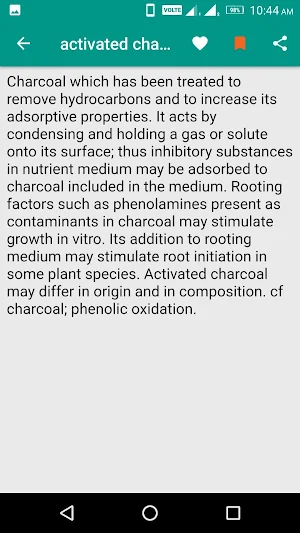 Biotechnology Dictionary Screenshot 2