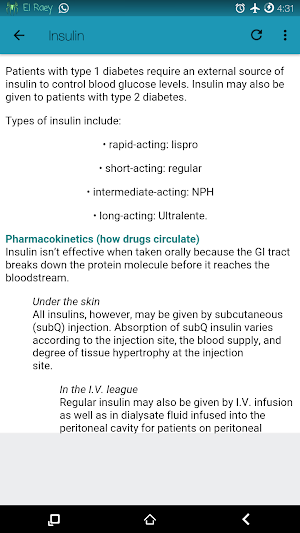 Antidiabetics Pharmacology Screenshot 0