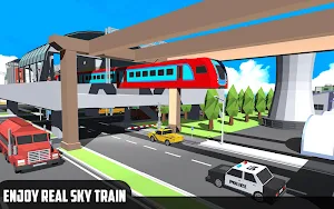 Sky Train Simulator : Elevated Train Driving Screenshot 0