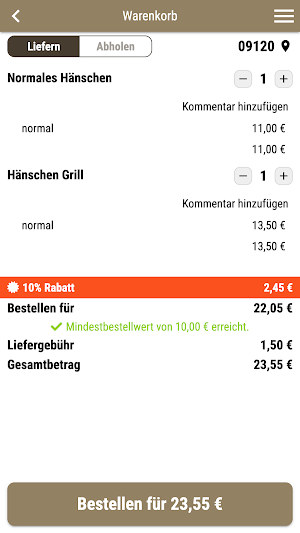 King Chicken Chemnitz Screenshot 1