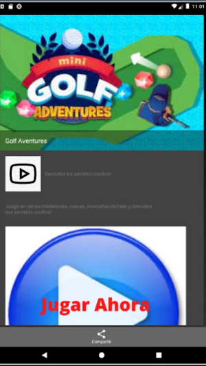 Golf aventura Screenshot 0