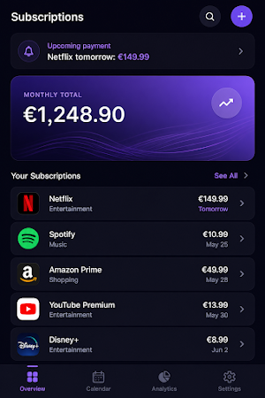 Subscription & Bill Tracker Screenshot 3