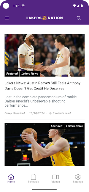 LakersNation.com Screenshot 0