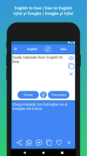 English to Ewe Translator App Screenshot 1