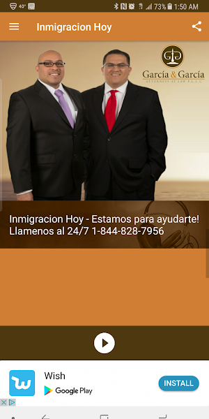 Inmigración al Día | Garcia &  Screenshot 0