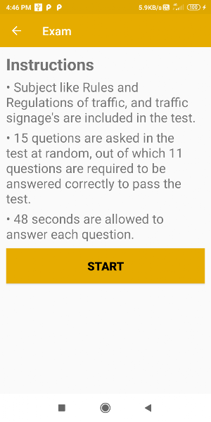 RTO Licence Exam in English Screenshot 2