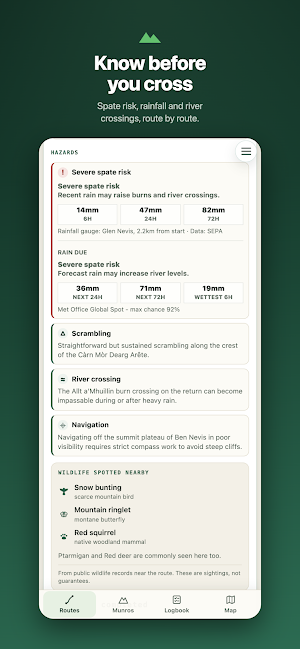 Munro Planner Screenshot 1
