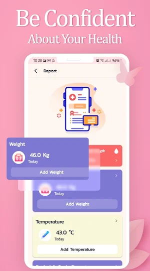 Period Tracker : Pregnancy Calculator Screenshot 2