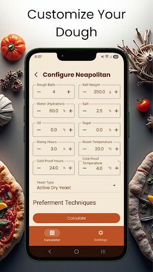 Pizzalator: Dough Calculator Screenshot 3