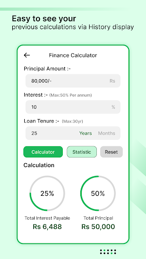 EMI Calculator - Finance Tool Screenshot 2