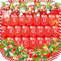 Red Christmas Keyboard Theme