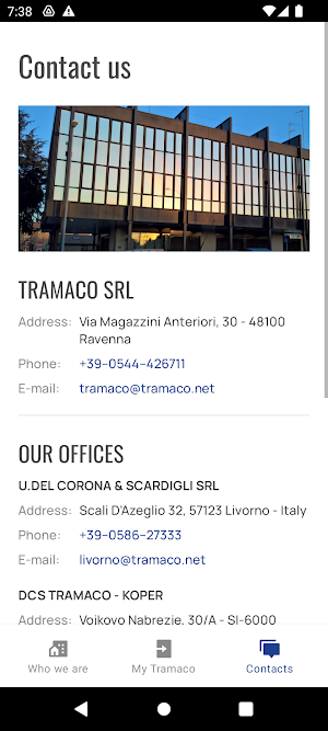 Tramaco Tracking Screenshot 1