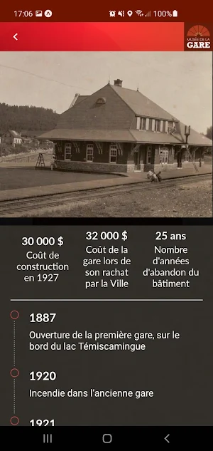 Musée de la Gare Screenshot 2