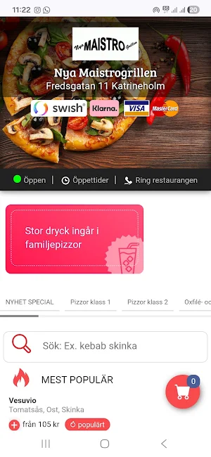 Nya Maistrogrillen Screenshot 0